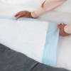 HALYARD Disposable Standard Underpads Incontinence Bed Pads 17”x24” Lt. Blue-Comfortable