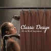 Bronze Shower Curtain Hooks, Decorative Shower Curtain Rings for Bathroom,