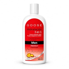 GOOSE Crema Corporal 500 ml  Body Milk Hidratante para Todo Tipo de Piel  Aloe, Avena, Almendra, Diabticos y Piernas Cansadas  Uso Diario (T verde)   