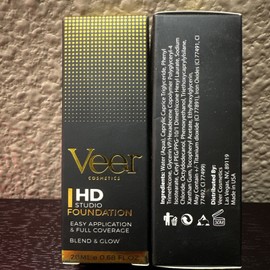 Veer Cosmetics Liquid HD Studio Foundation 0.68 fl oz Chocolate