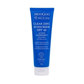 Moogoo Baby & Child Clear Zinc Sunscreen SPF40 120g