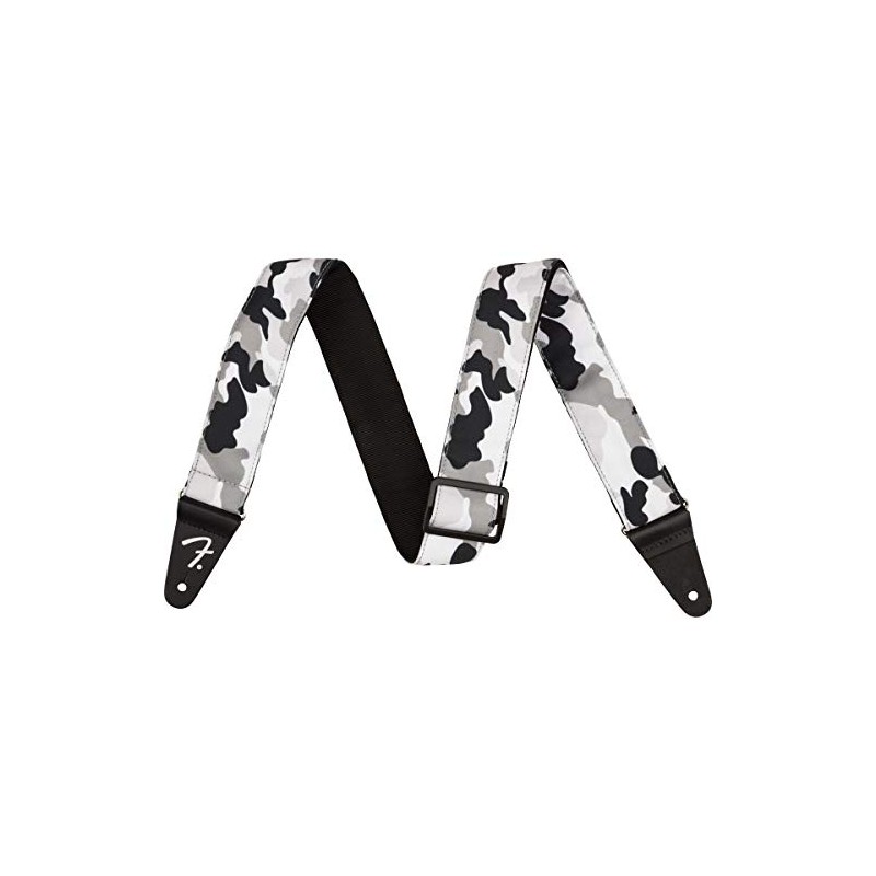 Fender Unisex's Guitar Strap, Winter Camo, One Size