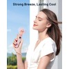 SWEETFULL Portable Handheld Mini Fan with LED Display, 2-in-1 Personal