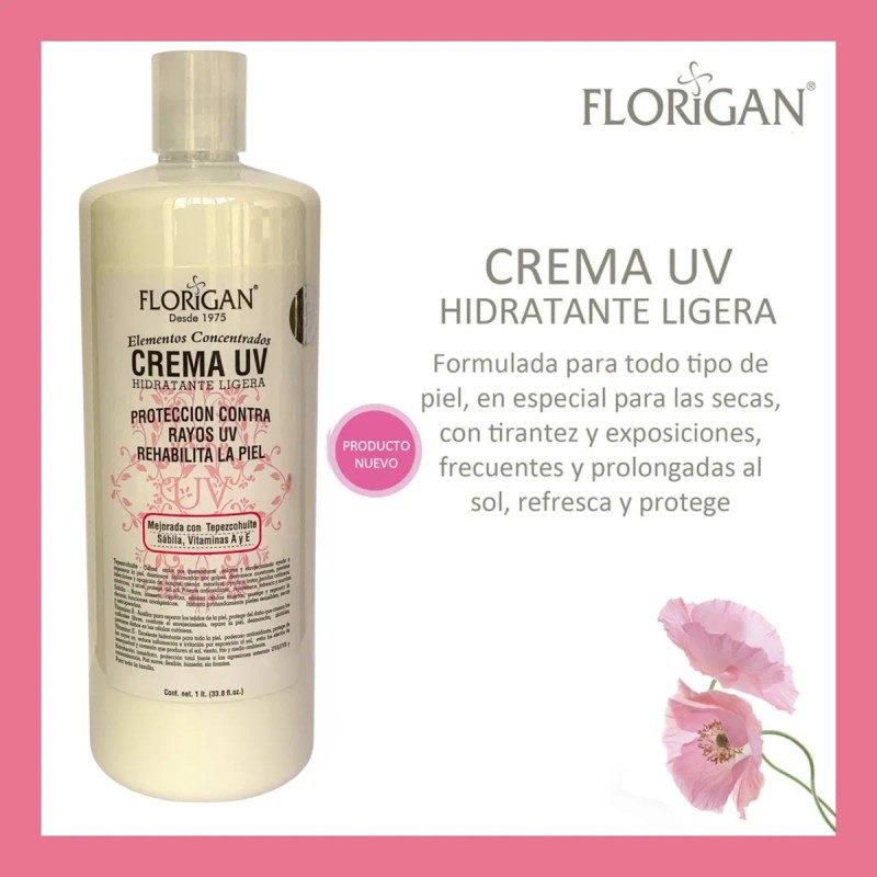 Crema Protectora Hidratante Ligera Florigan 1lt