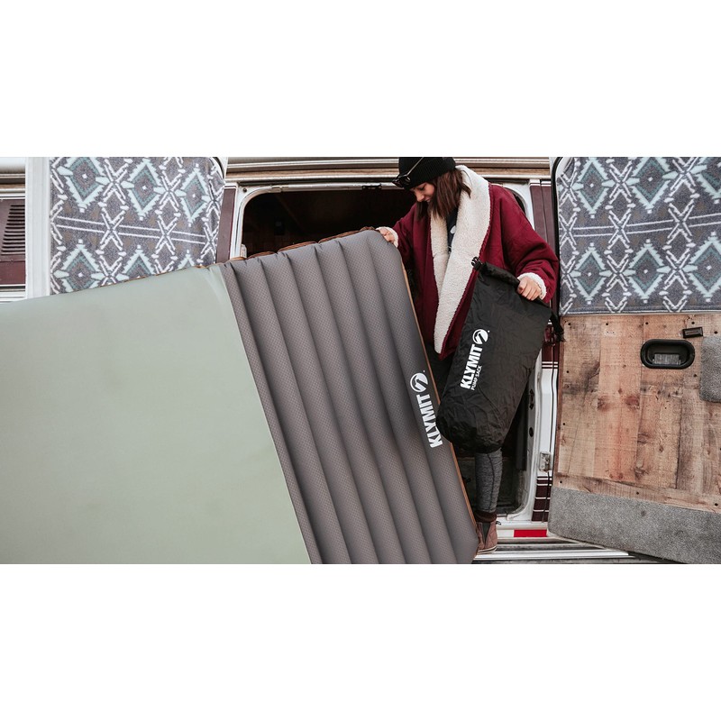 Klymit Pump Sack Grey - Rollable Efficient Pump Bag, Size