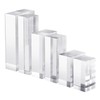 CiaoHER 2in Thickness Solid Acrylic Cube Display Block Clear Polished
