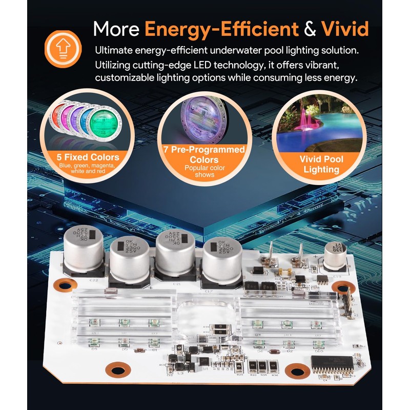 sixcow 619818Z LED Light Engine Board Kit Replacement for IntelliBrite