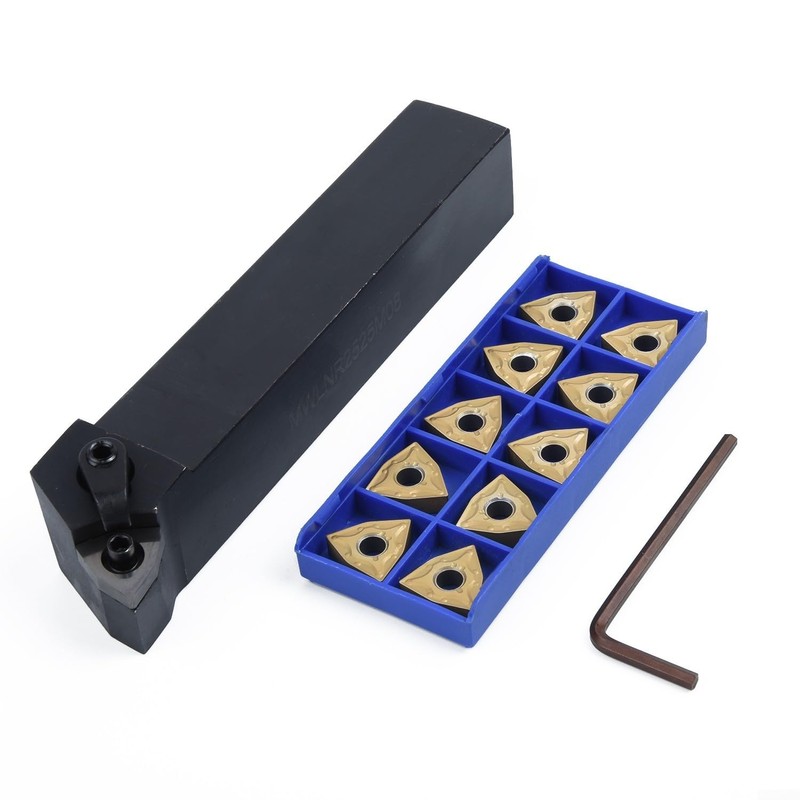 10pcs Rotary Tool Set 25mm MWLNR2525M08 Shank Carbide Rotary Tool
