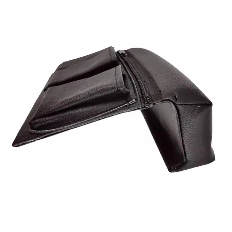 Unbranded Car Window Armrest Hanging Bag PU Leather Storage Pocket