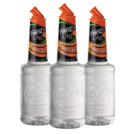 Finest Call Premium Triple Sec Syrup Drink Mix, 1 Liter Bottle (33.8 Fl Oz), Pack of 3