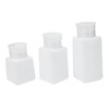 BIUDECO 3pcs Alcohol Dispensers Push-Type Anti-Static Bottle Pumping Feature Leak-Proof