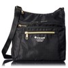 Cox Sportif Women's Mulsan Deodorizing Antibacterial Nylon Shoulder Bag, Black