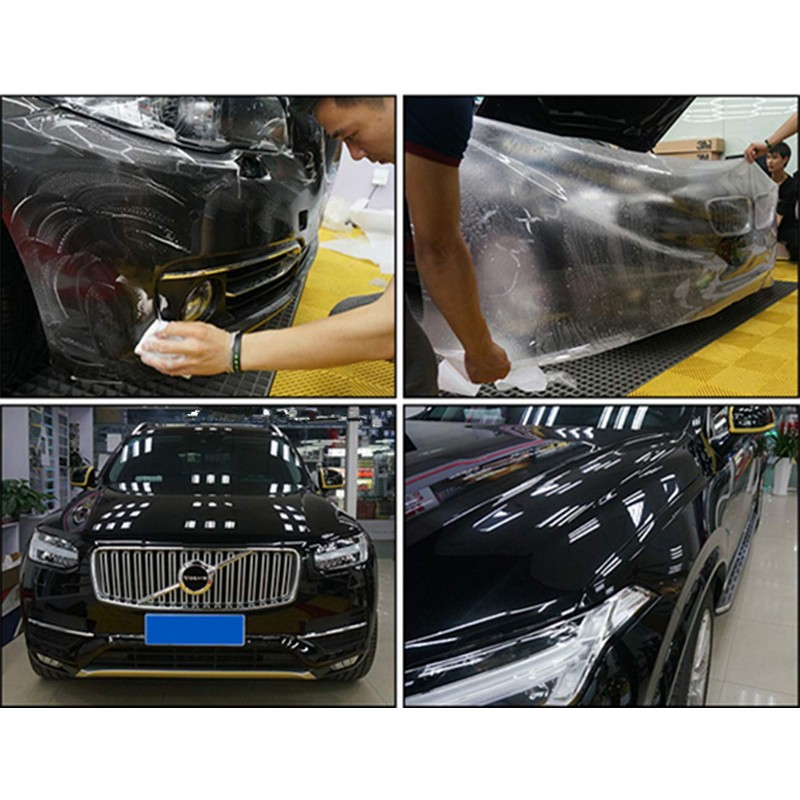 DIYAH Clear Paint Protection Bulk Vinyl Wrap Film with Hand