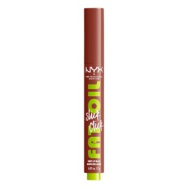 NYX Professional Makeup Lip Balm, A Hint of Colour, Infused with Oils for Long Lasting Hydration, Lightweight & Vegan Formula, Fat Oil Slick Click, Link In My Bio