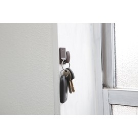 No-Hole Attachment, One-Touch Tuft, Accessory Hanger, Noren Rod Holder, Transparent