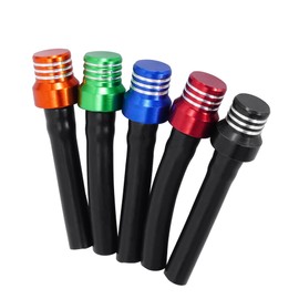 RUTU Gas Cap Vent Hose Fuel Tank Vent Valve Tube with Check Ball Universal CNC Aluminum Breather Hose for ATV Dirt Pit Bike Motorcycle Quad Motocross 5 Pcs Colorful