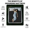 NIULAFR Grounding Mat for Bed, King Size Earth Connected Conductive