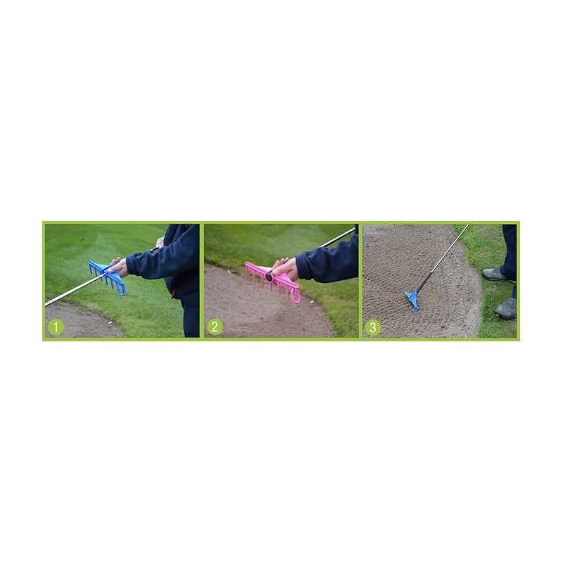 LONGRIDGE Unisex Mini Rake Golf Training Aid