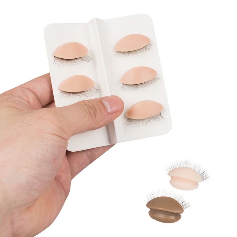 9 Pairs Replaced Eyelids Silicone Removable Eyelids with Lashes for