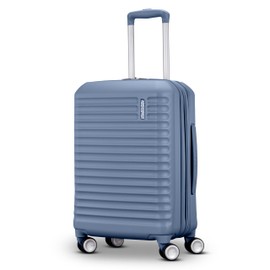 American Tourister Stratum 3.0 Carry-On Spinner, Airline Approved, Durable Hardside Luggage, Expands 1.5", RightHeight™ Adjustable Handle, Elemental Blue