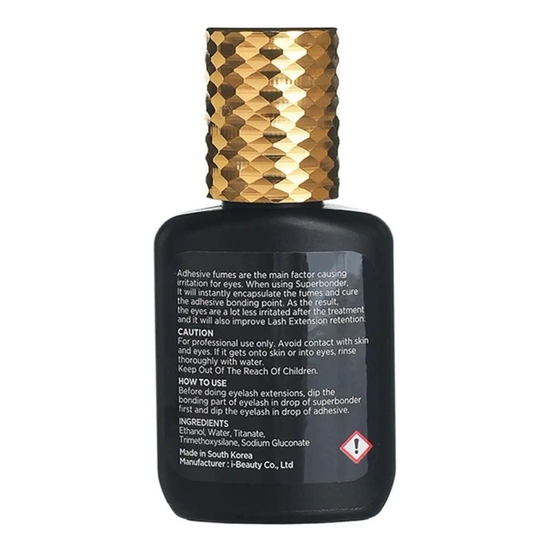 Super Bonder Ib Sellador Profesional Extensiones Pestañas Seda 15ml