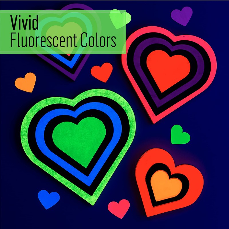 FolkArt Neon Acrylic Craft Paint, Purple 8 fl oz Premium