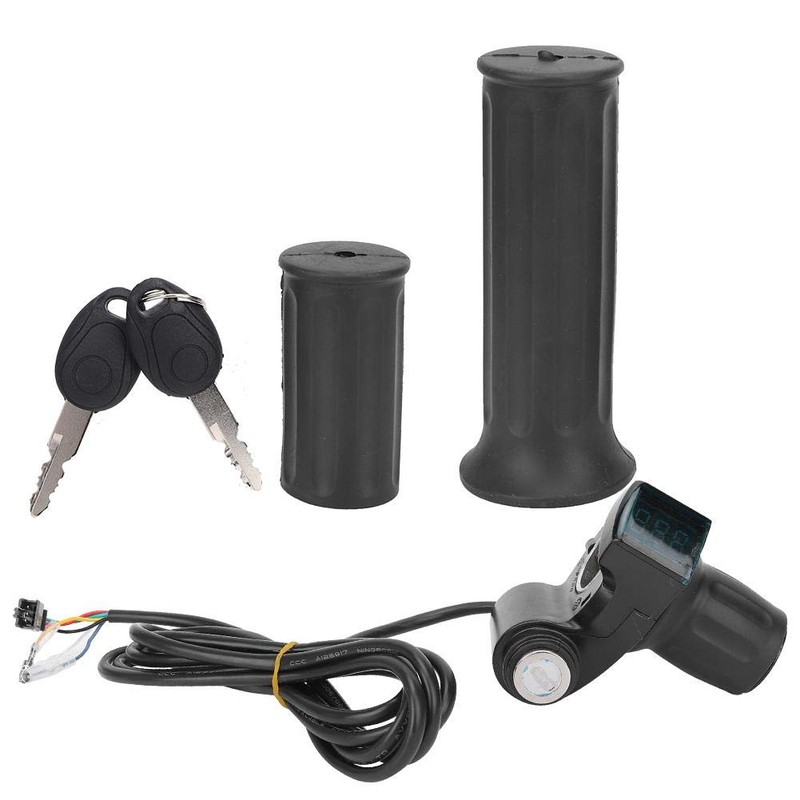 Alomejor Electric Scooter Throttle, Ambidextrous Thumb Control Assembly for Commuters