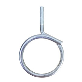 Xadnitu 100 Pieces 2" Diameter Threaded Bridle Rings, Heavy Duty Cable Support, Metal Ring Hangers for Low Voltage Wire Management