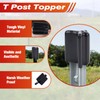 50 Pcs Safe T Post Caps, Vinyl T Post Topper