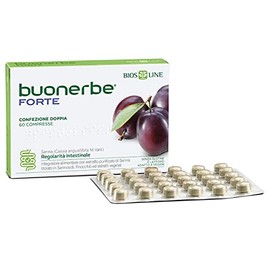 Bios Line Buonerbe Forte Integratore per il Transito Intestinale, 60 Compresse
