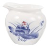 LABRIMP Ceramic Milk Gravy Boat Elegant Sauce Dispenser for Kitchen