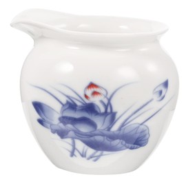 LABRIMP Ceramic Milk Gravy Boat Elegant Sauce Dispenser for Kitchen Drip Serving for Gravies Salad Dressings More Dishwasher Safe Tableware