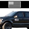 ShootingTargets7 American Flag Magnets Car Truck Black White Set USA