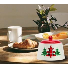 Amici Home Christmas 8 oz Sugar Bowl with Lid
