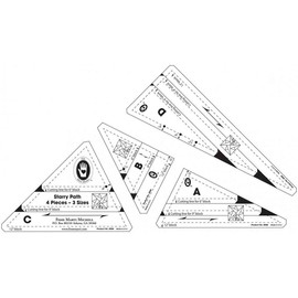 Marti Michell Starry Path Template Set-4/Pkg