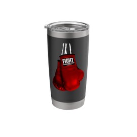 Fight the good of Faith Christian T-Shirt Christian Boxing Stainless Steel Insulated Tumbler