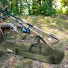 3 Layers Fishing Pole Bag Portable Folding Rod Carry Case