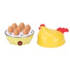TOPINCN Chicken Shape Rapid Egg Boiler 7 Egg Capacity Automatic