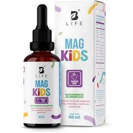 B Life Citrato de Magnesio Niños de 60 ml Sabor Uva