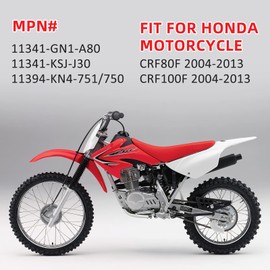 Left Crankcase Cover Gasket for Honda CRF100 CRF 80 CRF100F CRF80F 2004-2013, Stator Flywheel Cover and Gasket MPN# 11341-GN1-A80 11394-KN4-751/750