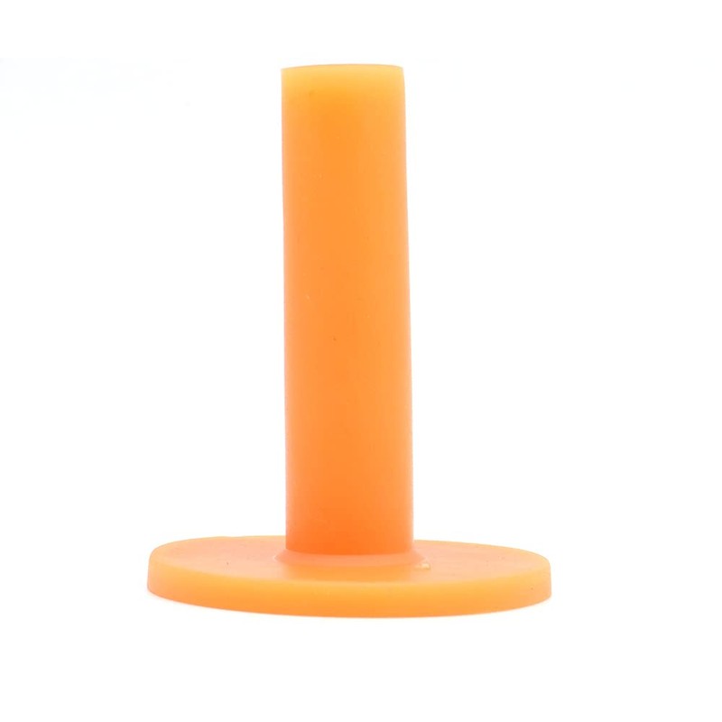 Namvo 10 Pcs Yellow Rubber Golf Tees for Road Mats
