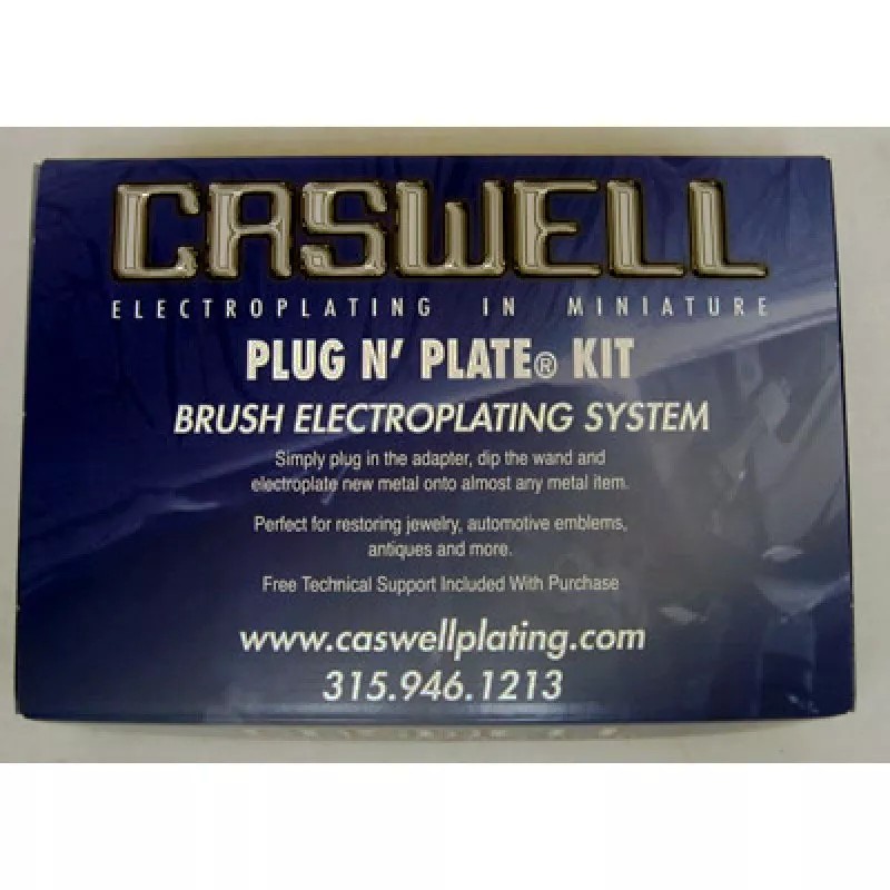 Caswell Plating Plug N Plate Brass Metal Plating Kit -
