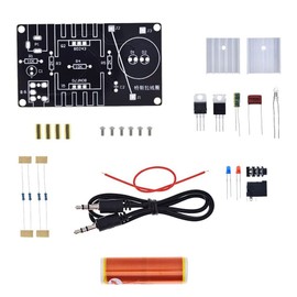 Ahvqevn 1 Set Mini Coil Kit 15W Mini Music Coil Plasma Speaker Wireless Transmission Model DC15-24V DIY Kit