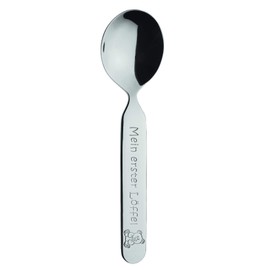 Puresigns Baby Spoon My First Spoon Polished 18/10 Stainless Steel in Gift Box