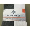 rain forest New Rainforest Mens 7 Pack Athletic Crew Socks.