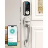 Keyless Entry Door Lock with Handle: Hornbill Smart WiFi Front