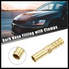 Hihaha 1 Set 8mm Copper Hose Barb Fitting Connector with
