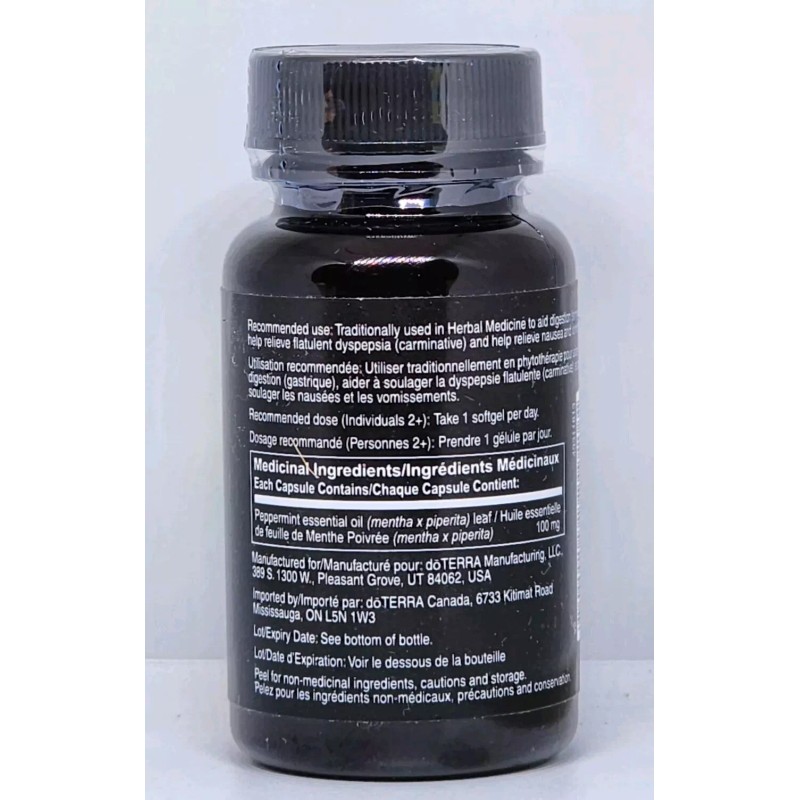 doTerra TriEase Seasonal Blend 60 Softgels New Factory Sealed Bottle