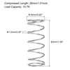sourcing map Compression Spring, 304 Stainless Steel Compression Springs, Silver