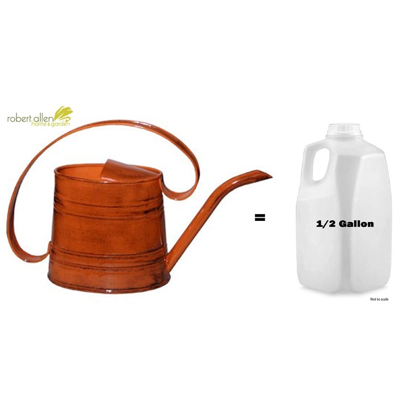 Robert Allen MPT01506 Danbury Watering Can.5 Gallon, Tango Orange